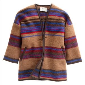 Madewell Wool Sweater Jacket - Striped Jacket XS/S